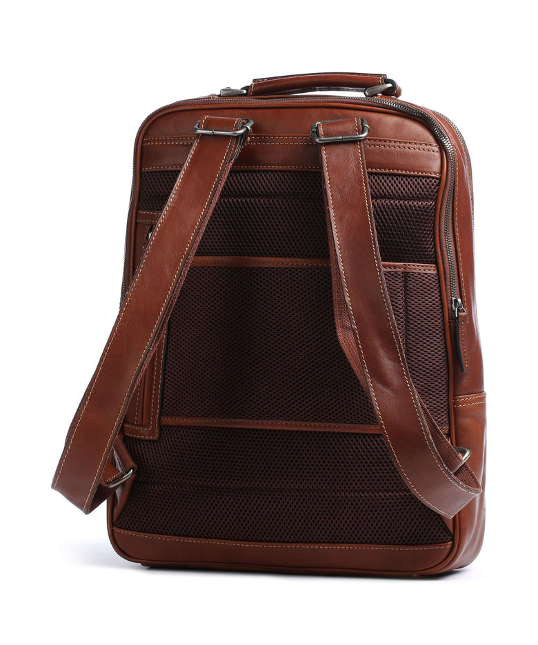 Castelijn & Beerens Verona RFID Backpack light brown