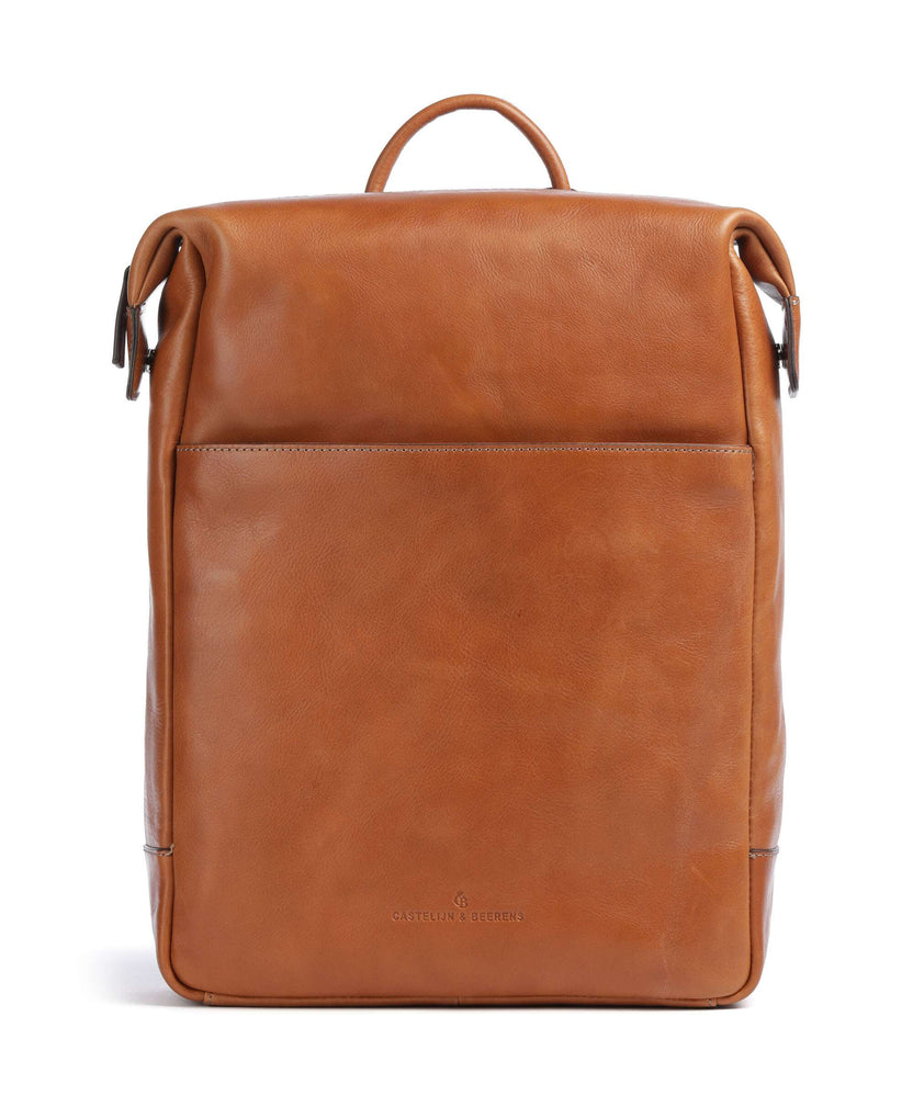 Castelijn & Beerens Heritage Laptop backpack light brown