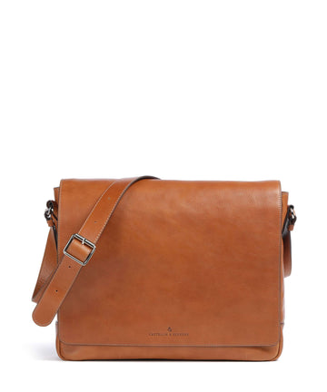 Castelijn & Beerens Heritage Messenger taske light brown