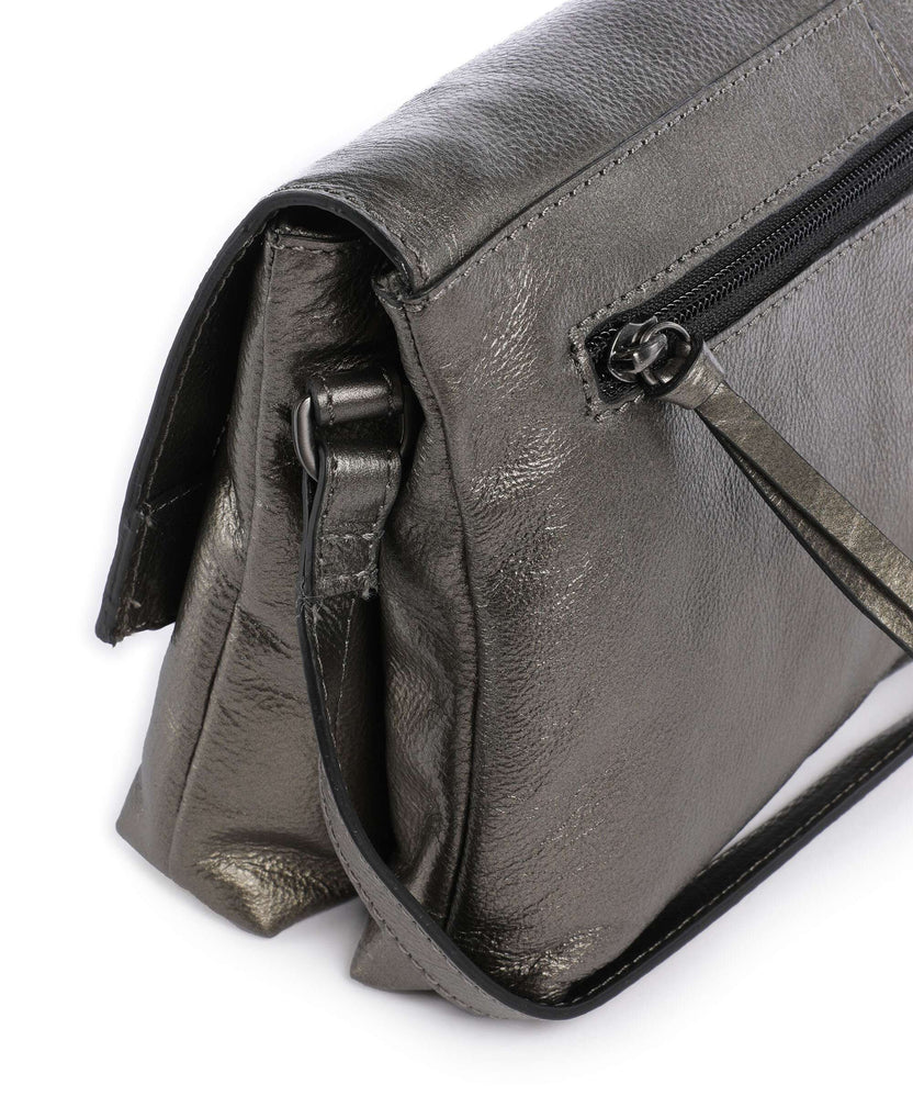Burkely Creased Crystal Crossbody bag gunmetal