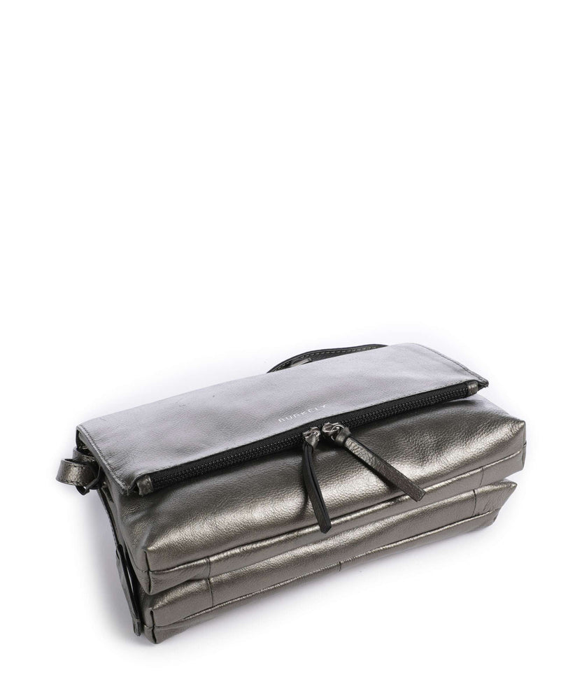 Burkely Creased Crystal Crossbody bag gunmetal