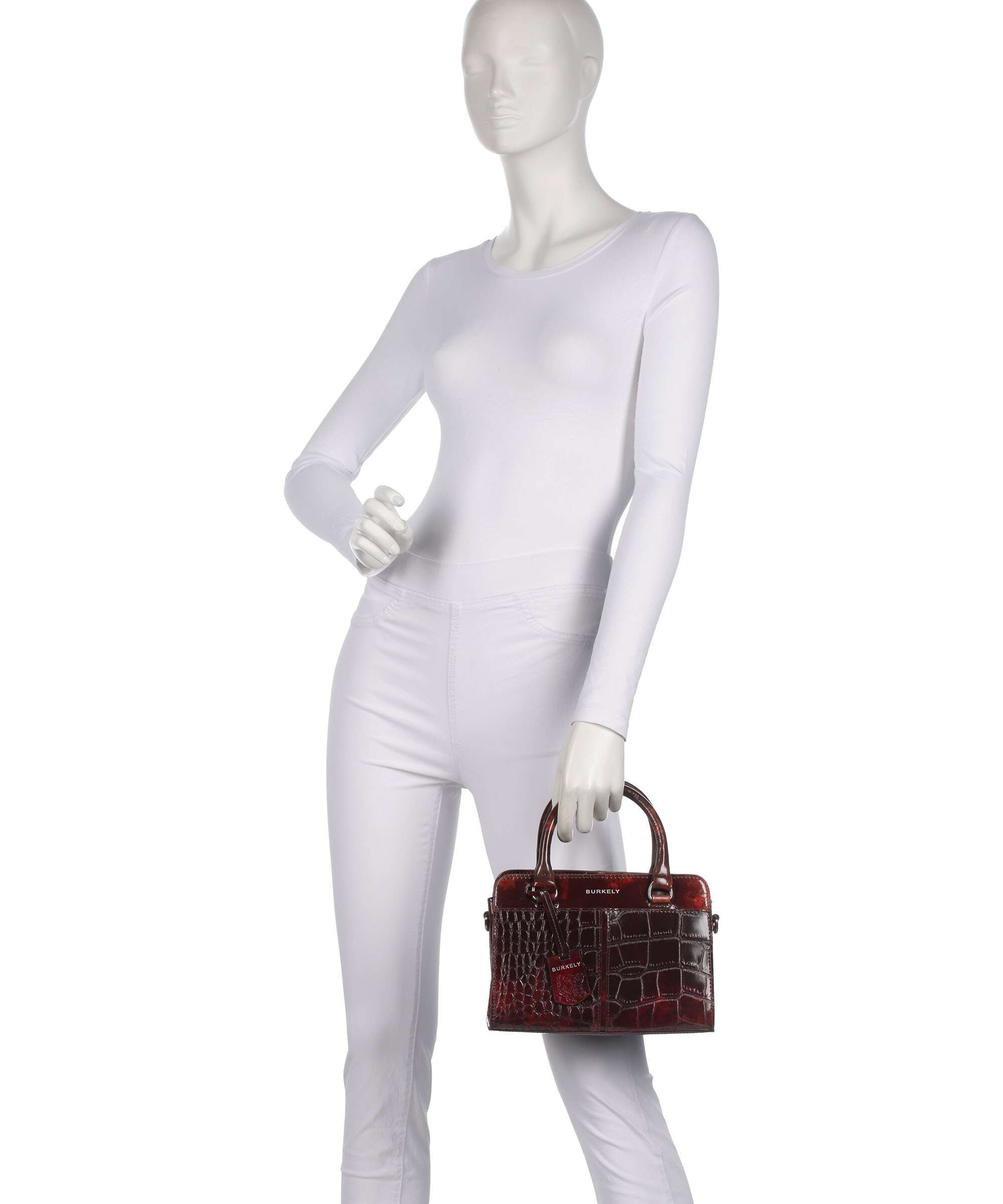 Burkely Cool Colbie Handbag burgundy patent