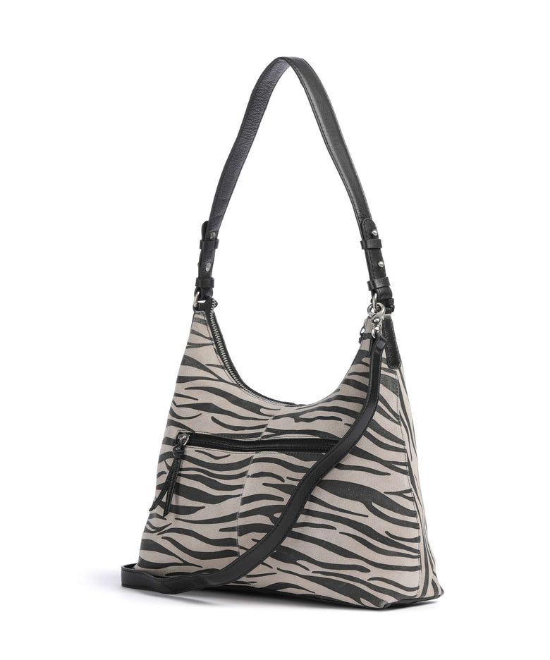 Burkely Animo Hobo bag zebra