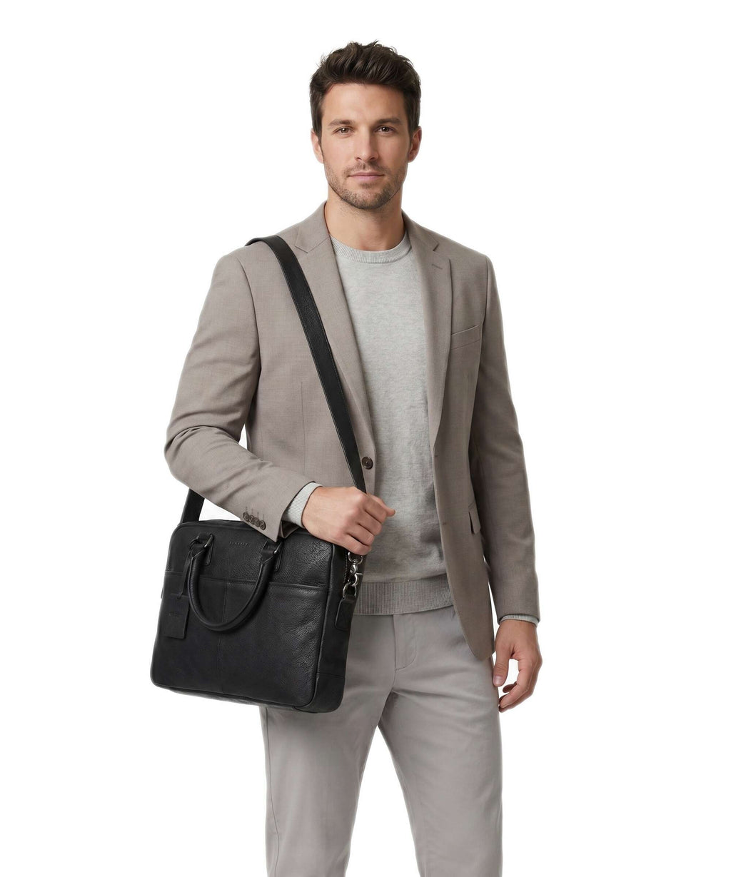Burkely Antique Avery Briefcase black