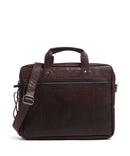 Spikes & Sparrow Bronco Briefcase dark brown