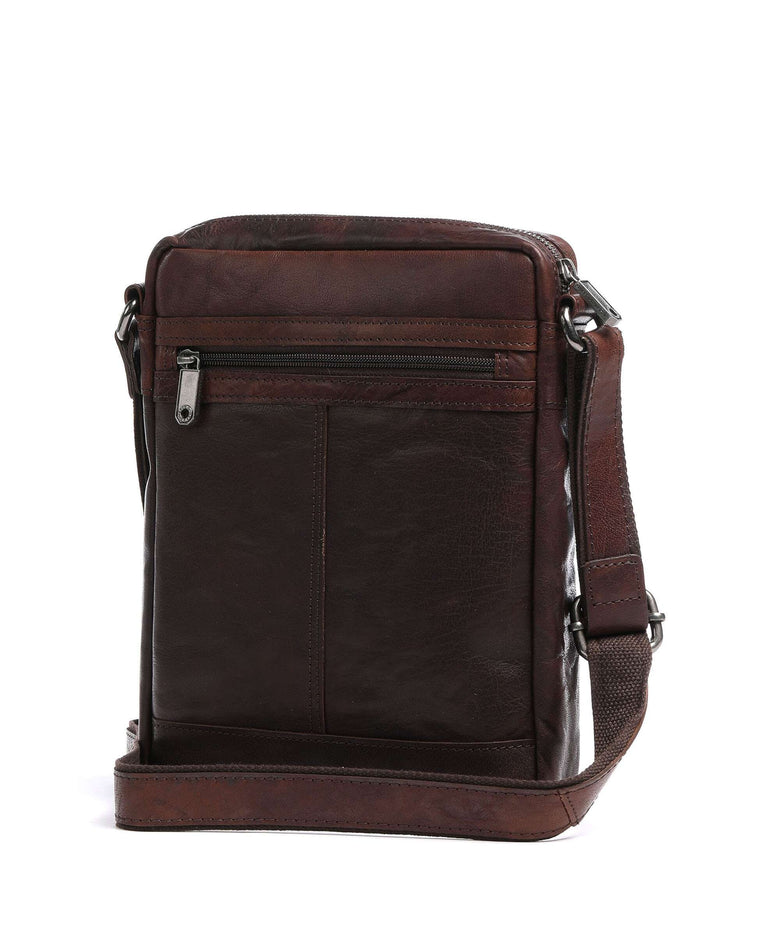 Spikes & Sparrow Bronco Nebraska Crossbody bag dark brown