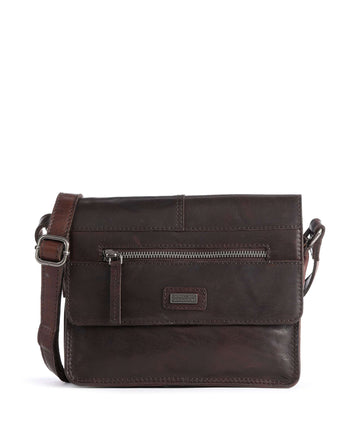 Spikes & Sparrow Bronco Crossover taske dark brown