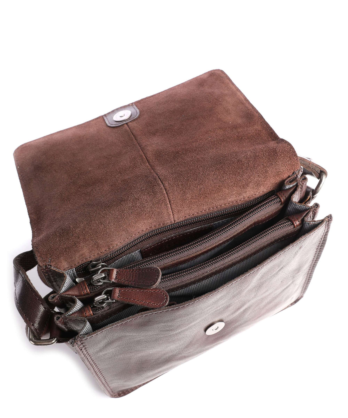 Spikes & Sparrow Bronco Crossbody bag dark brown