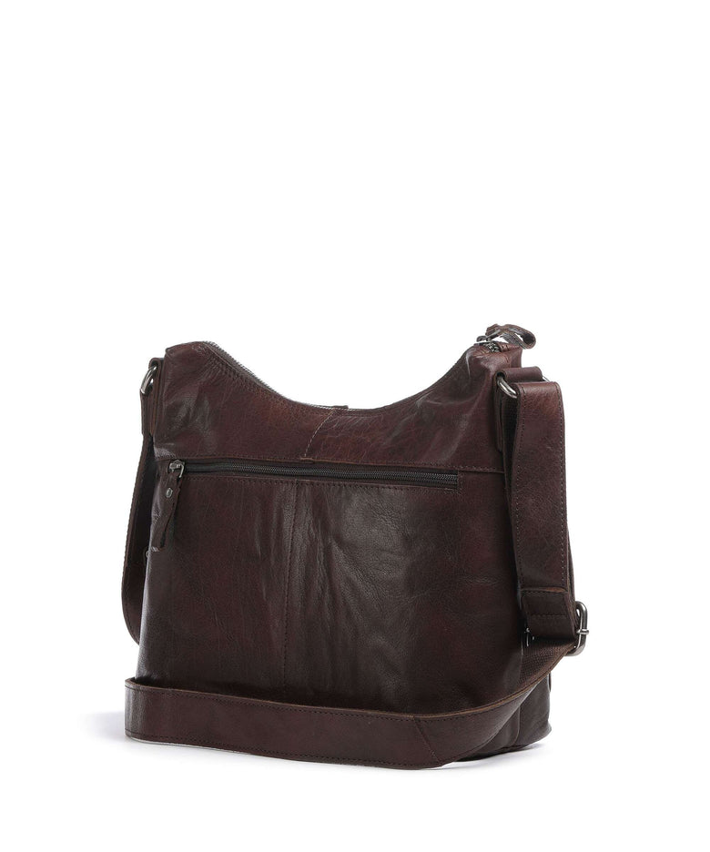 Spikes & Sparrow Bronco Hobo bag dark brown