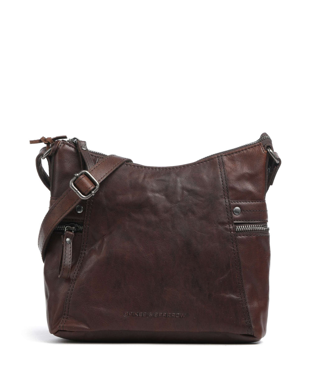Spikes & Sparrow Bronco Georgia Crossbody bag dark brown