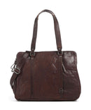 Spikes & Sparrow Bronco Shopper taske dark brown