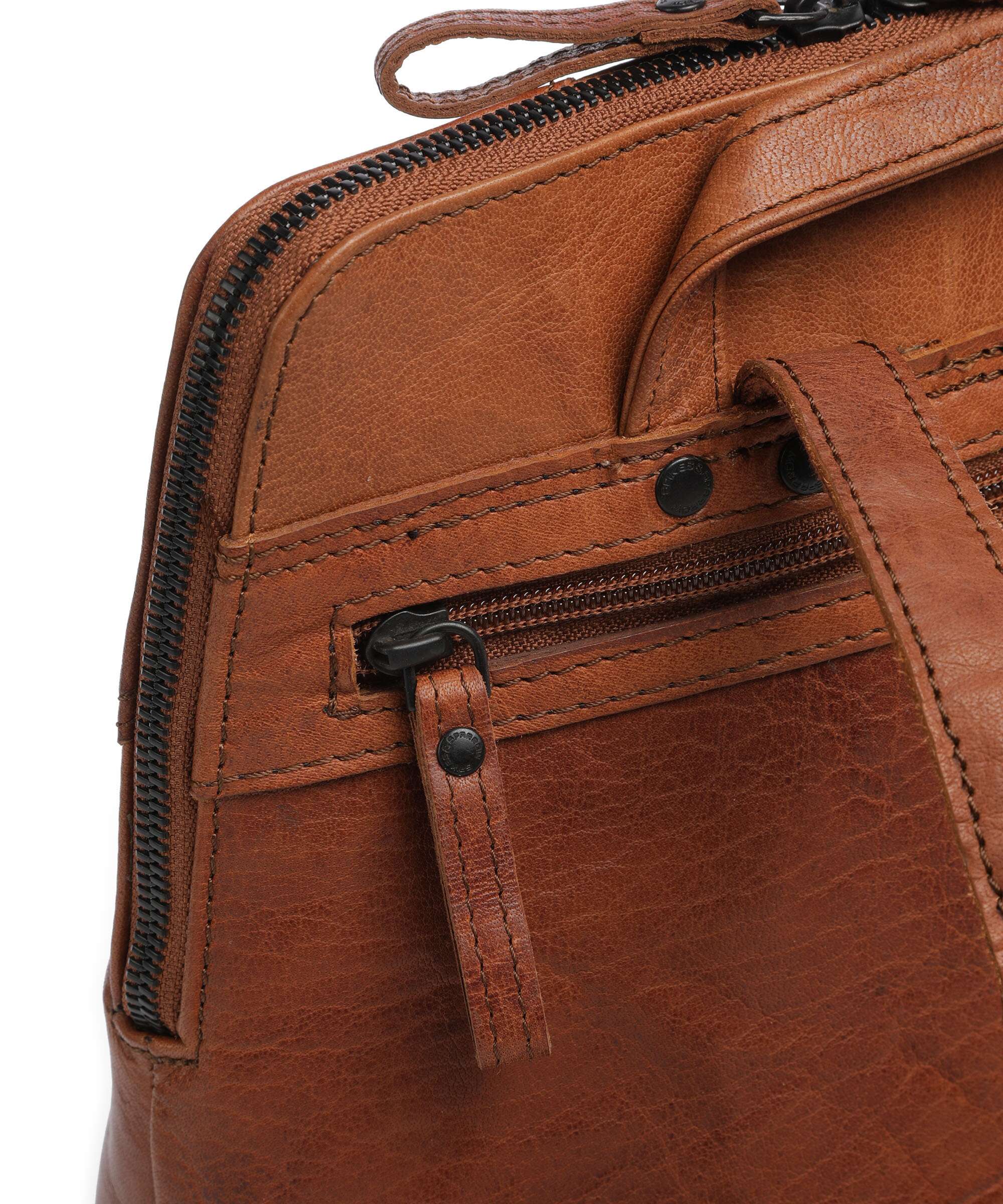 Spikes & Sparrow Bronco Backpack cognac