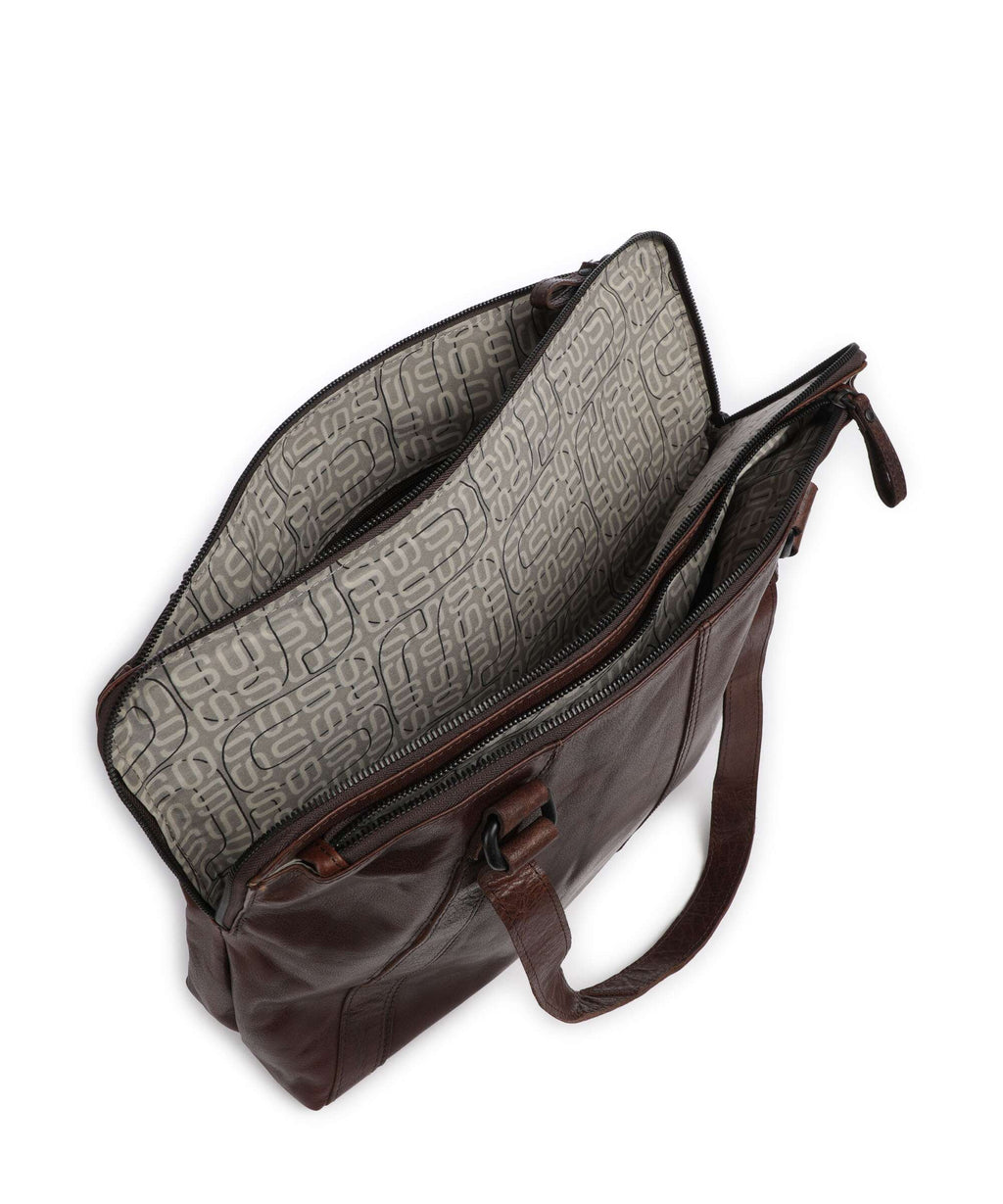 Spikes & Sparrow Bronco Lilian Laptop bag dark brown