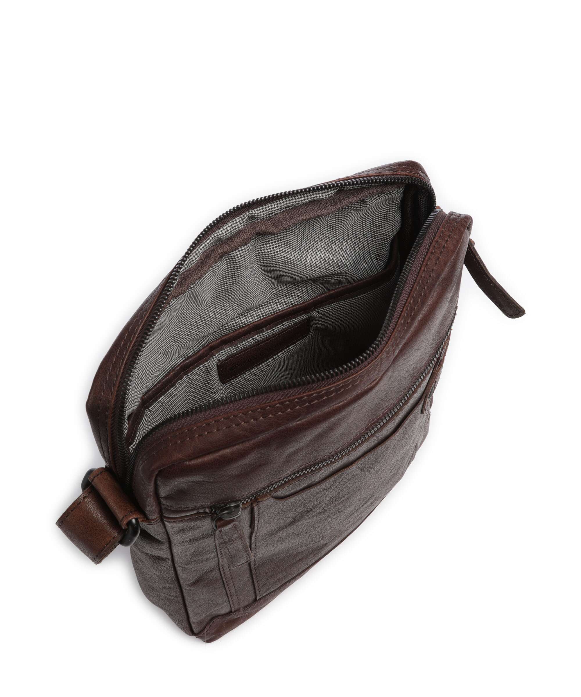 Spikes & Sparrow Bronco Jayed Crossbody bag dark brown