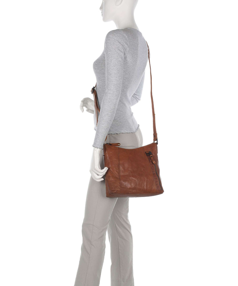 Spikes & Sparrow Bronco Suzette Crossbody bag brandy