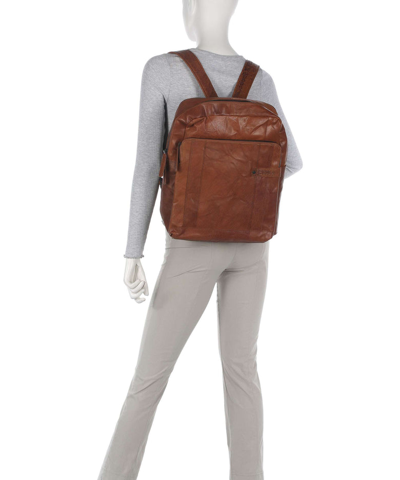 Spikes & Sparrow Bronco Mitch Backpack brandy