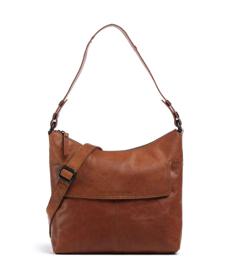 Spikes & Sparrow Bronco Sherrill Hobo bag brandy