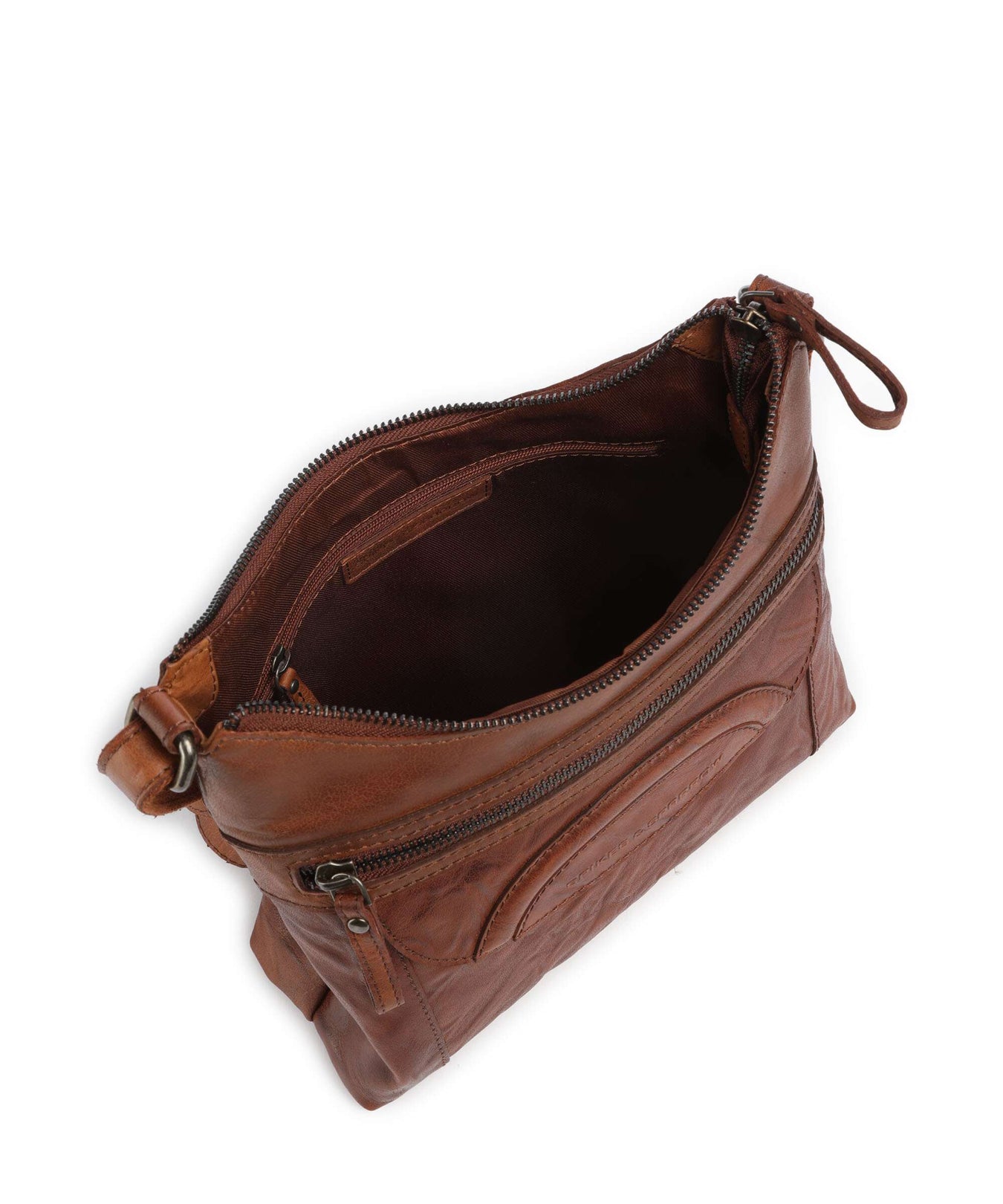 Spikes & Sparrow Bronco Elien Crossbody bag brandy