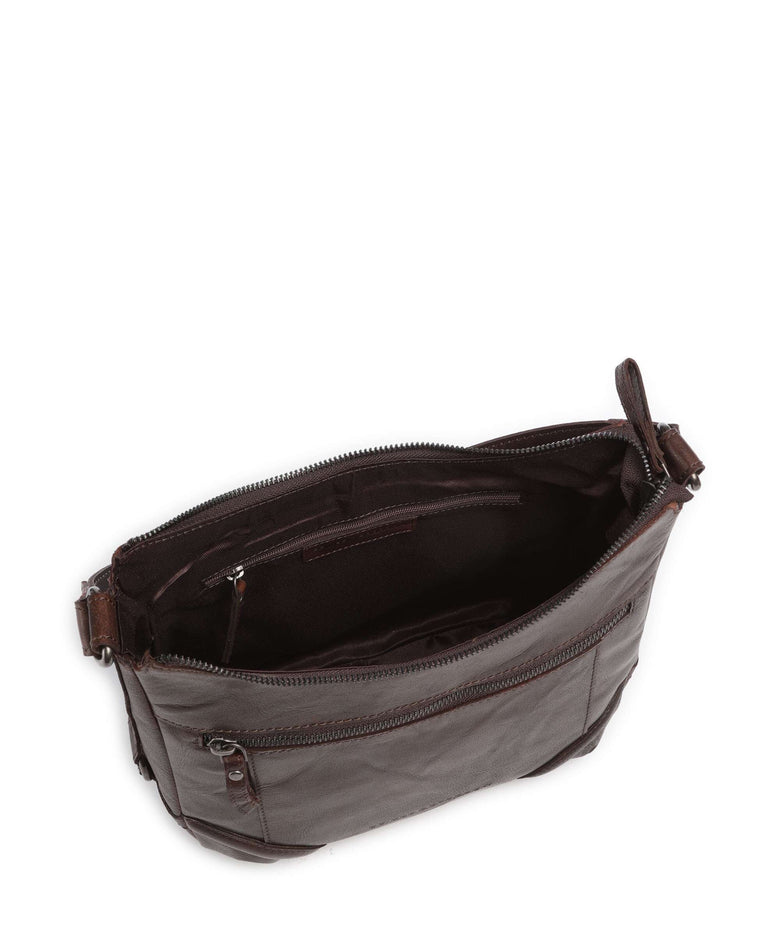 Spikes & Sparrow Bronco Candee Hobo bag dunkelbraun