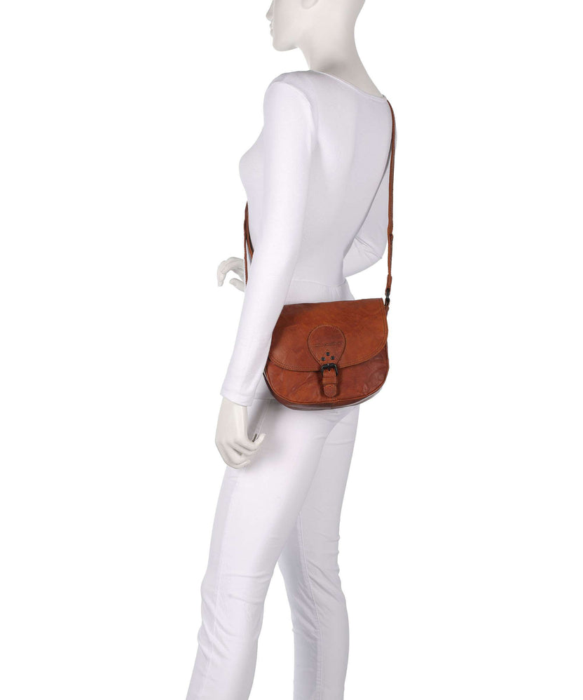 Spikes & Sparrow Bronco Nicolina Crossbody bag brandy