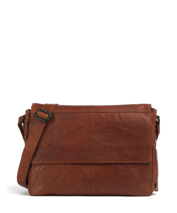 Spikes & Sparrow Bronco Ronn Messenger taske brandy