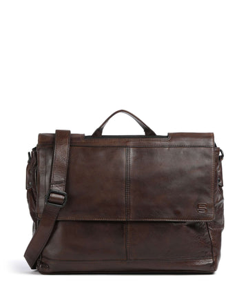 Spikes & Sparrow Apache Benzo Dokumentmappe dark brown