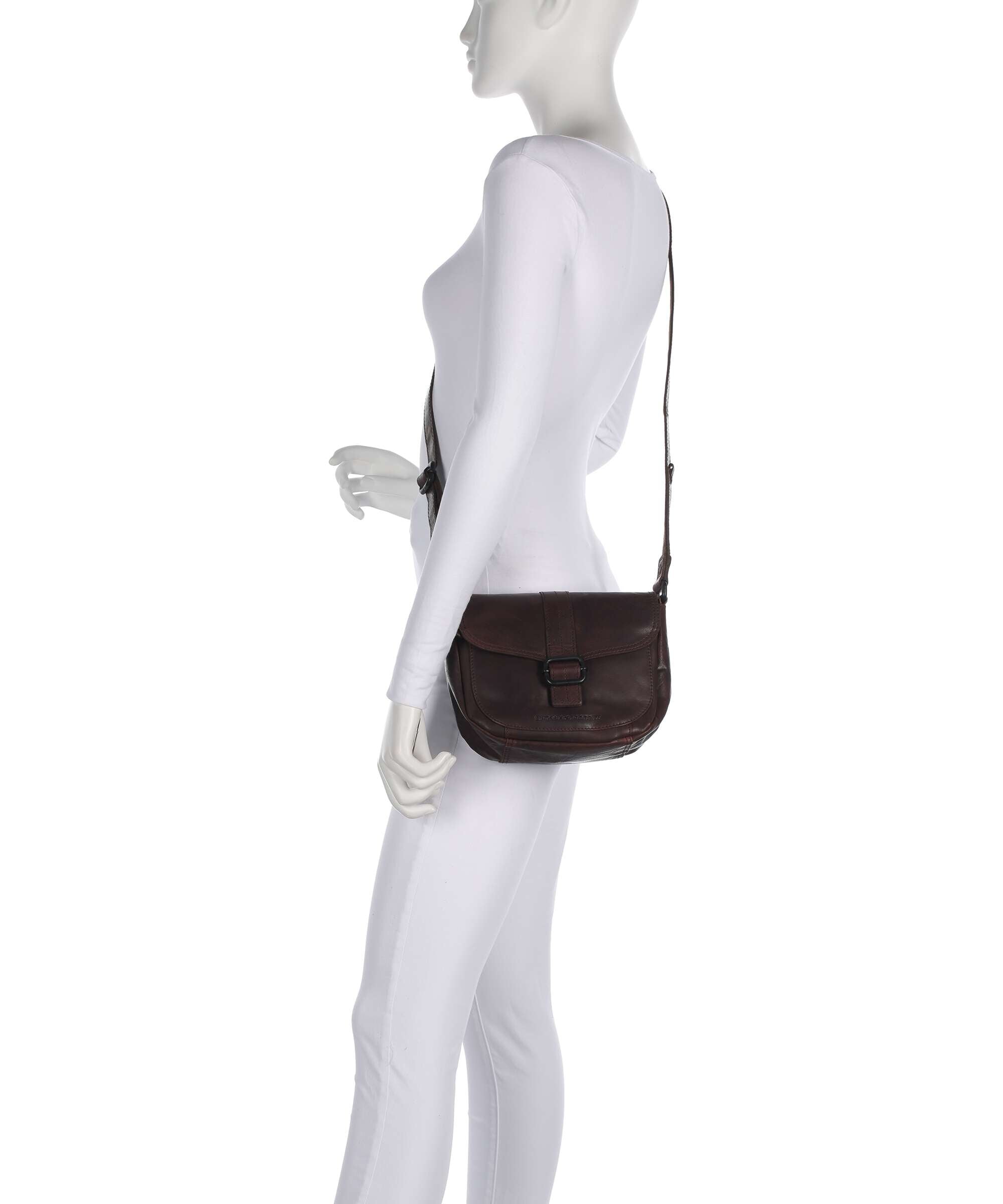 Spikes & Sparrow Bronco Dilianne Crossbody bag dark brown