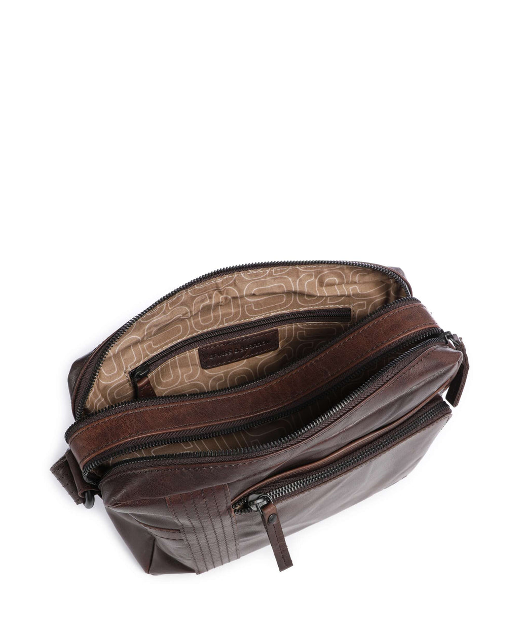 Spikes & Sparrow Bronco Ayden Crossbody bag dark brown