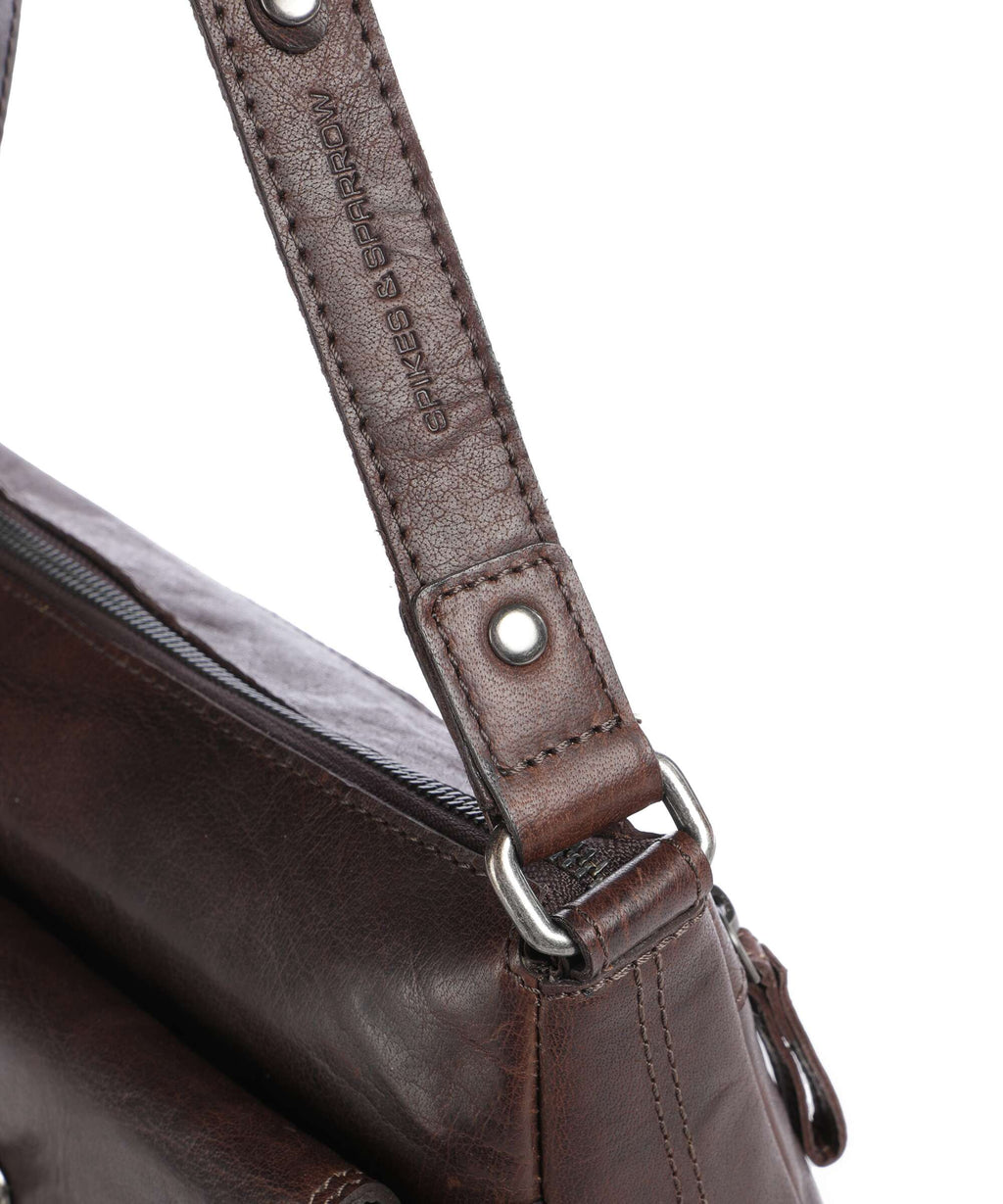 Spikes & Sparrow Bronco Jinthe Crossbody bag dark brown