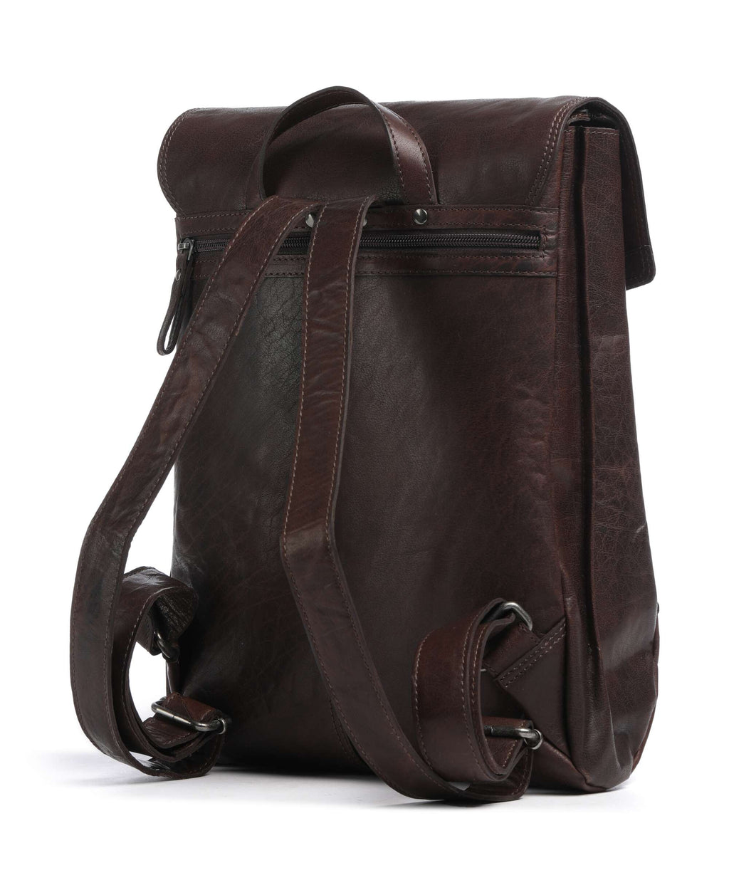 Spikes & Sparrow Bronco Marlotte Laptop backpack dark brown