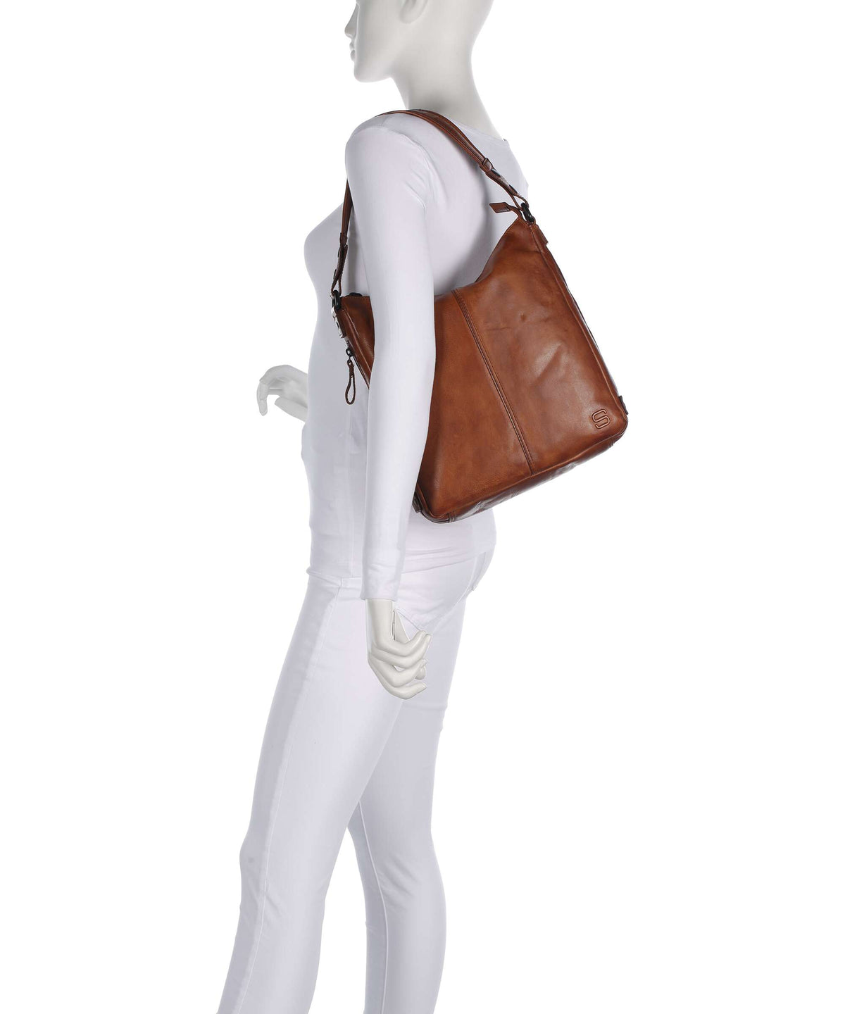Spikes & Sparrow Apache Gayla Hobo bag brandy