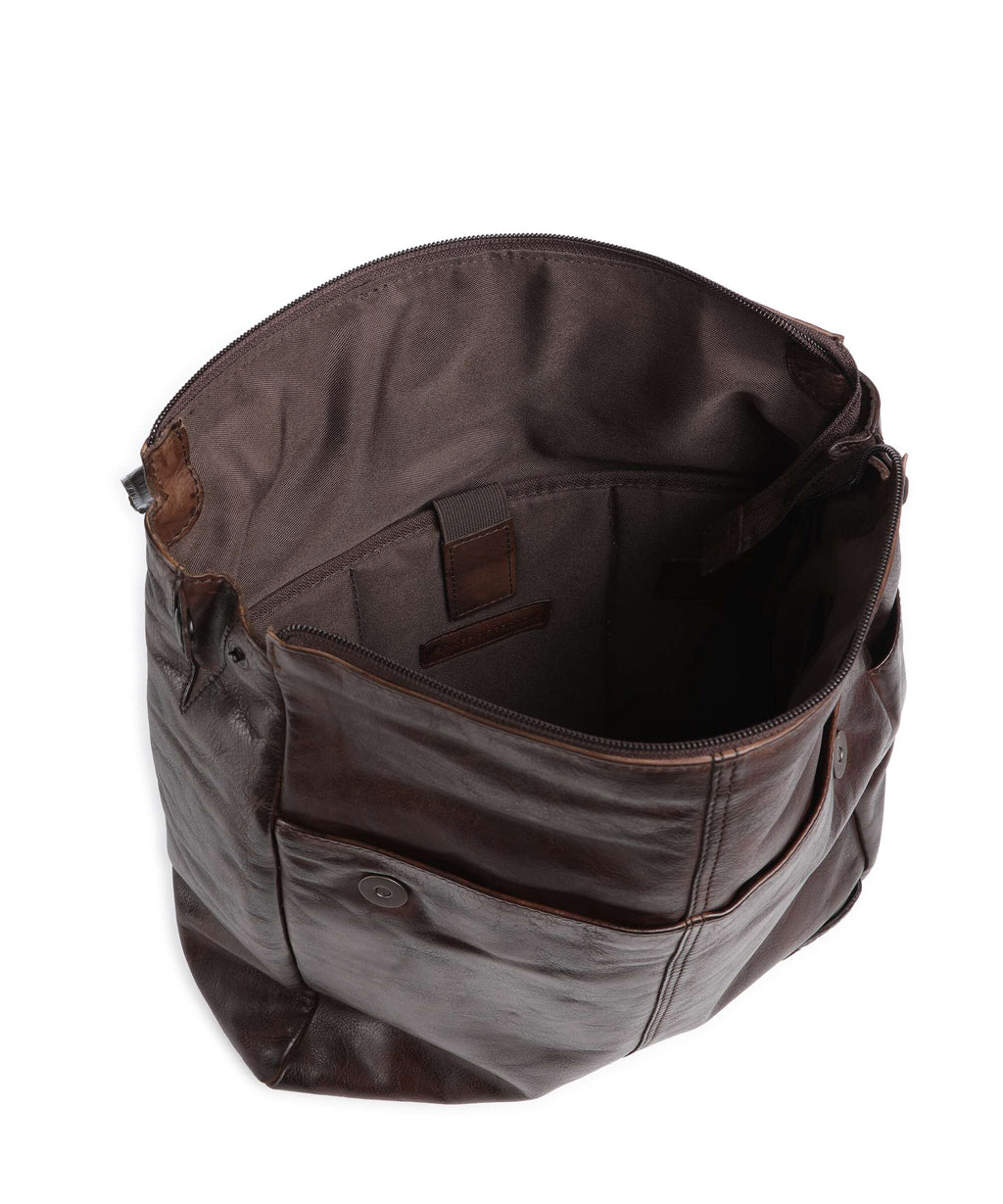 Spikes & Sparrow Apache Ted Laptop backpack dark brown