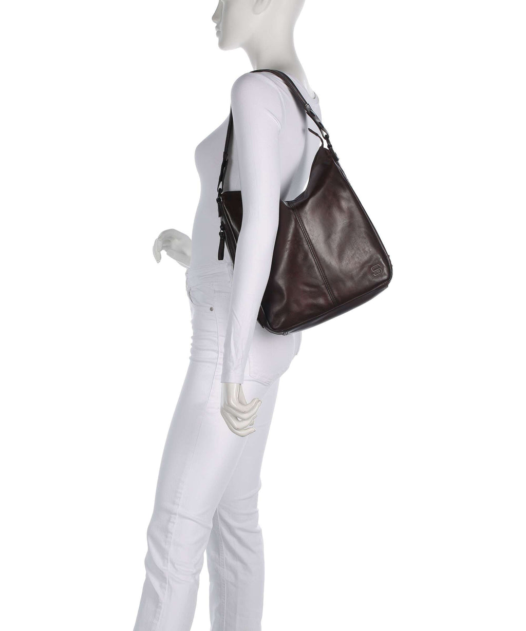 Spikes & Sparrow Apache Gayla Hobo bag dark brown