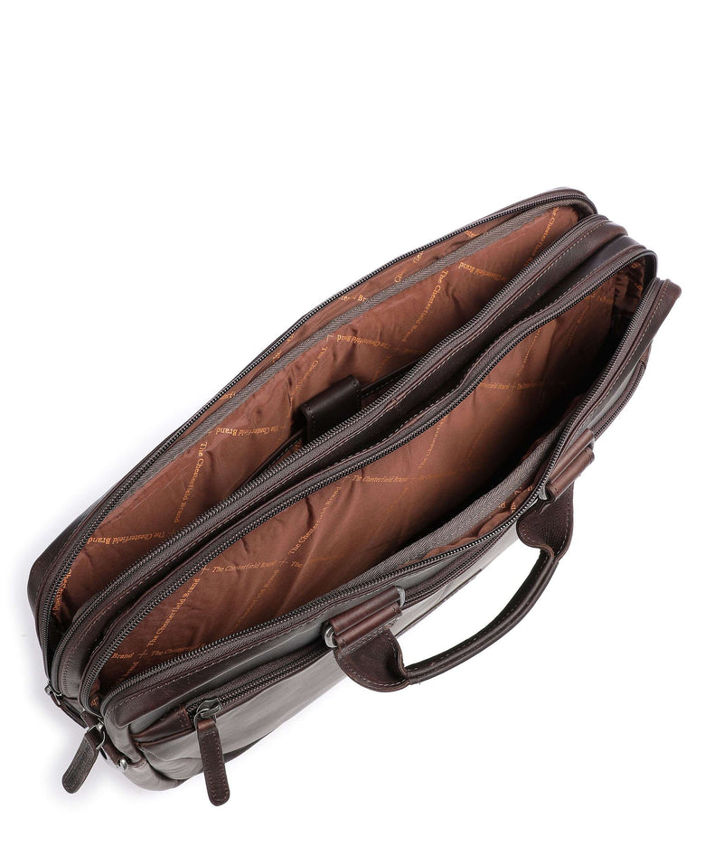 The Chesterfield Brand Seth Briefcase brown