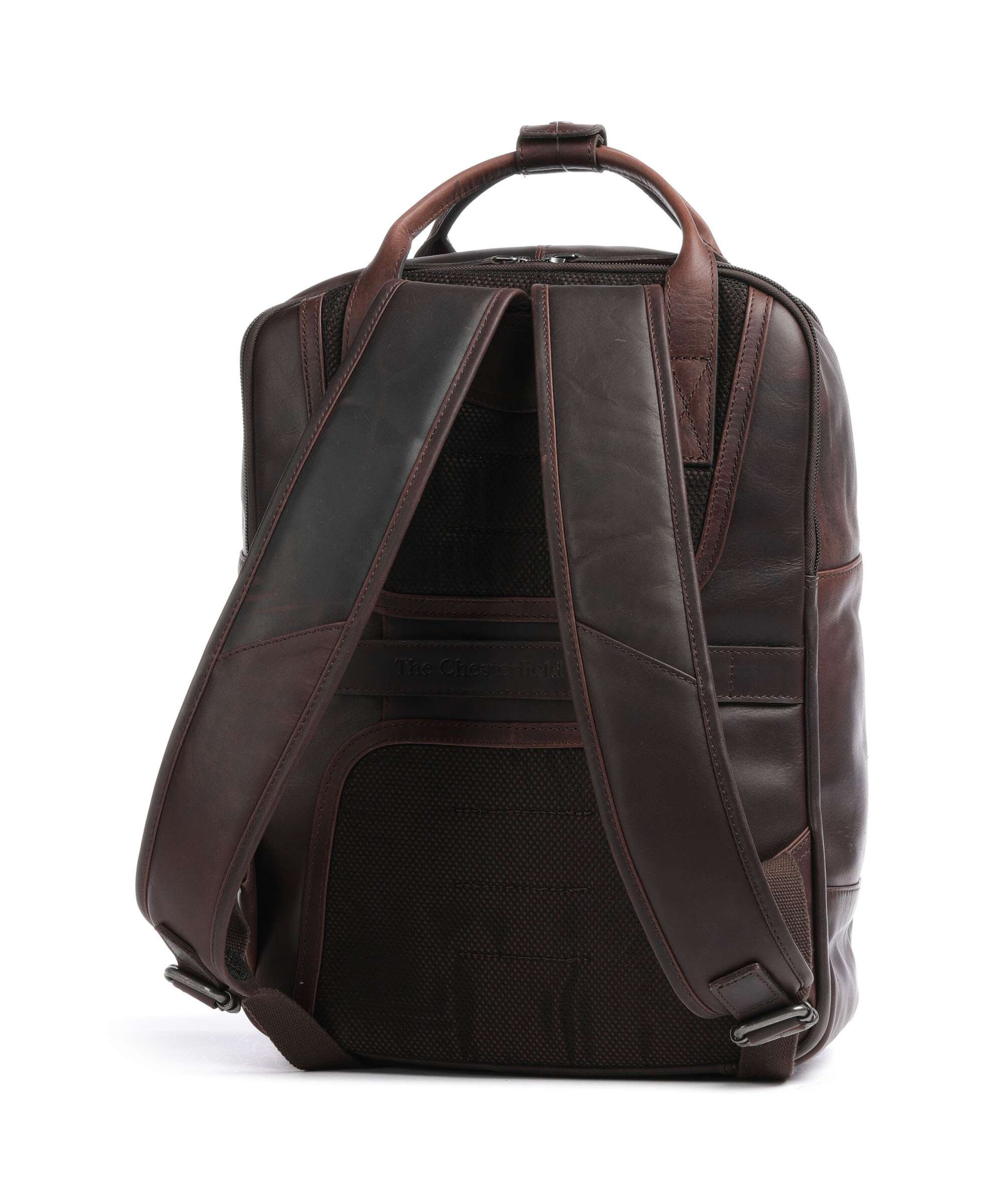 The Chesterfield Brand Wax Pull Up Cow Caicos Backpack brown
