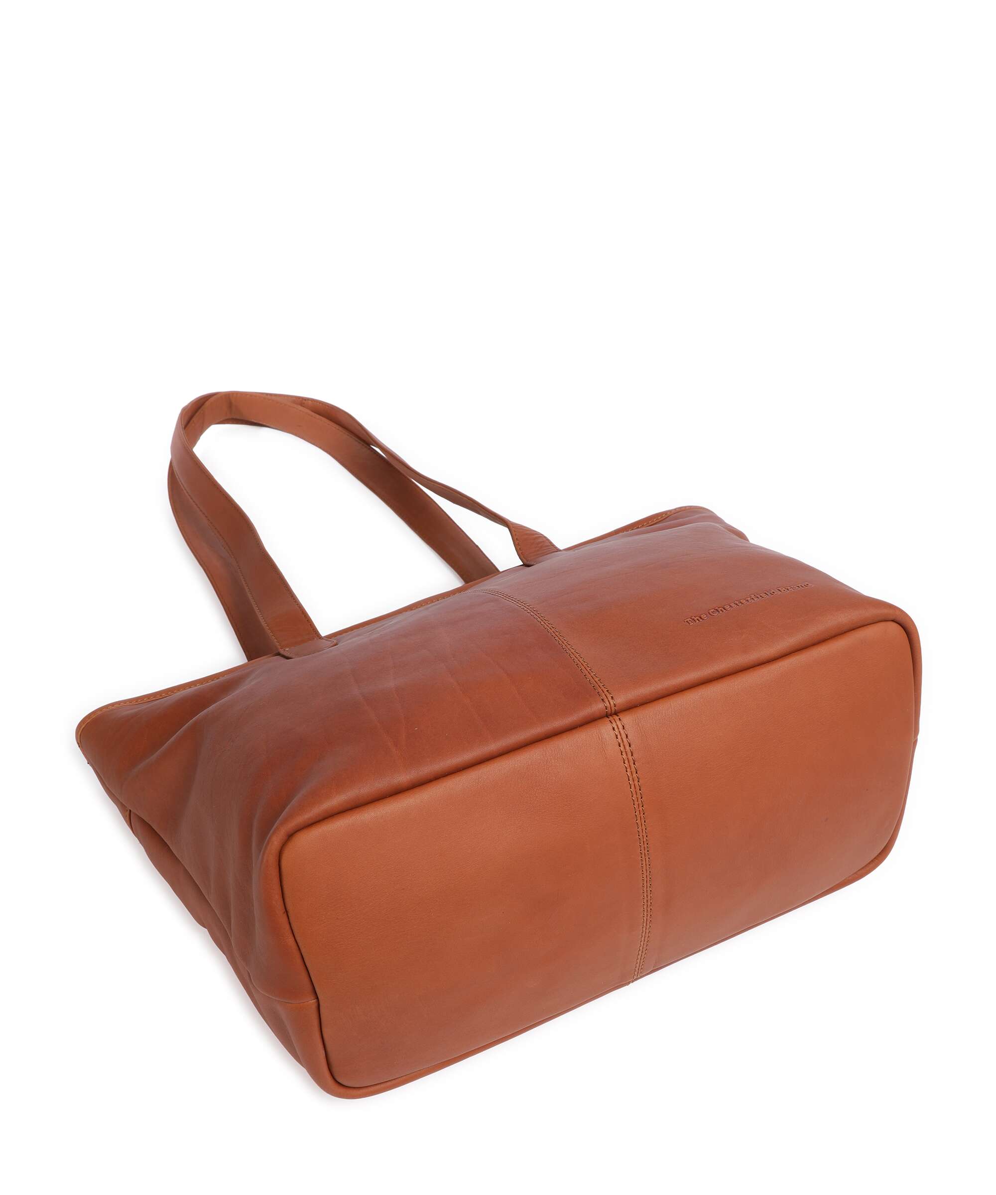 The Chesterfield Brand Cow Wax Pull Up Monza Tote bag cognac