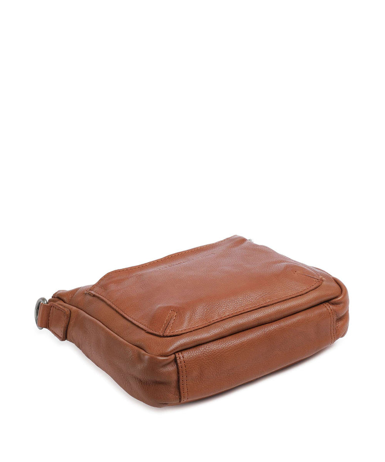 The Chesterfield Brand Washed Waxed Cow Caroline Shoulder bag cognac