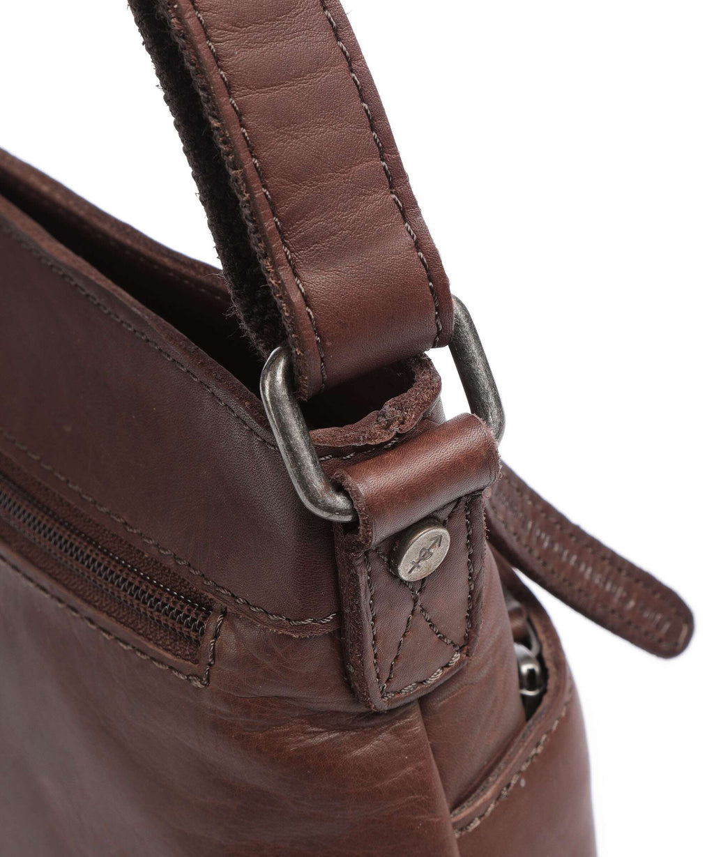The Chesterfield Brand Wax Pull Up Cow Almeria Crossbody bag brown