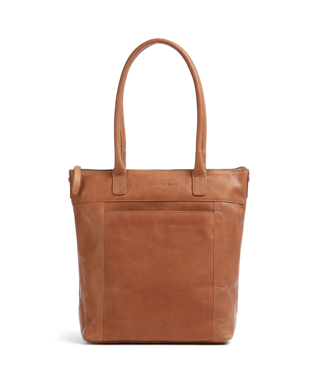 The Chesterfield Brand Cow Wax Pull Up Altona Tote bag cognac