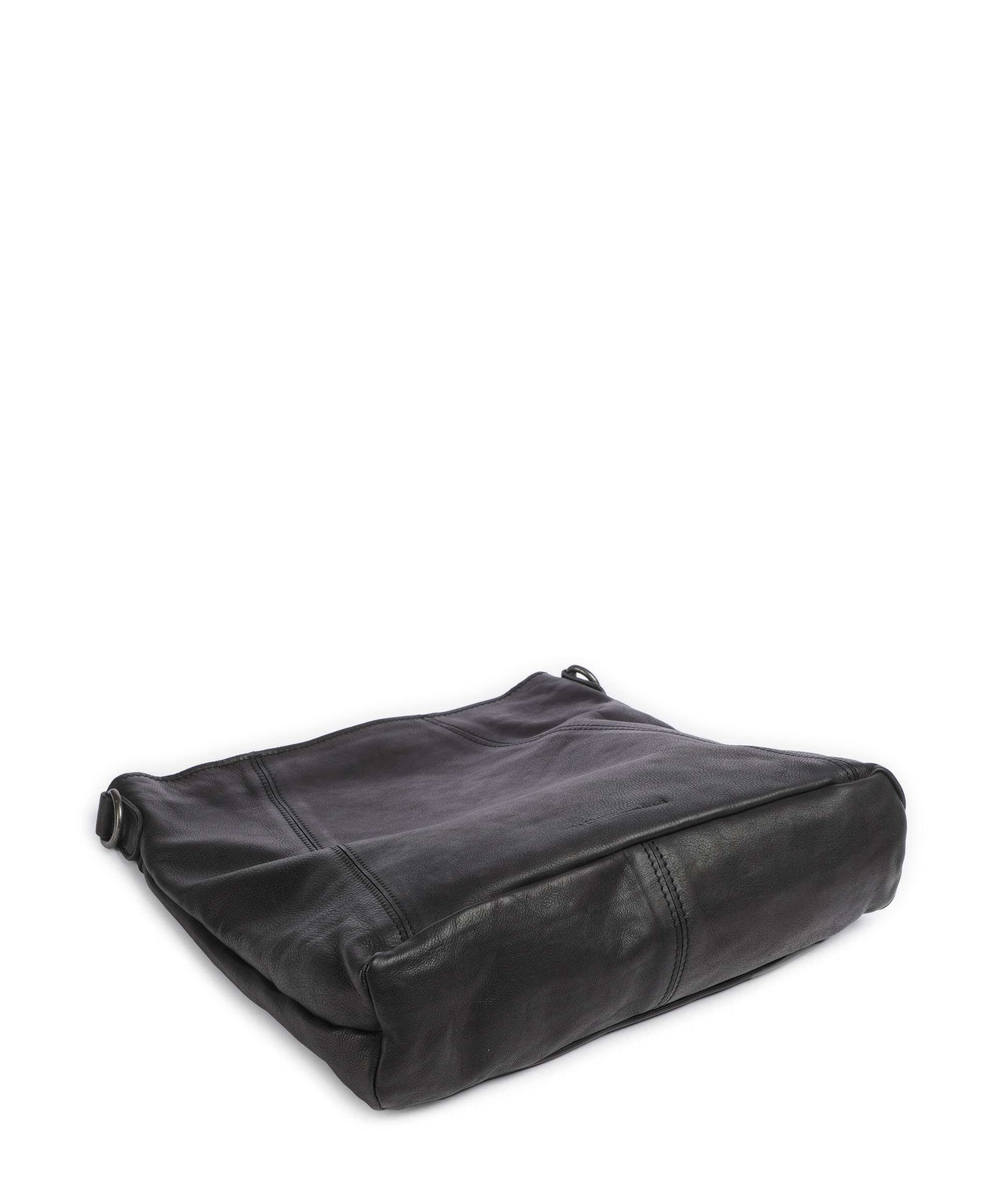 The Chesterfield Brand Washed Waxed Cow Sintra Hobo bag black