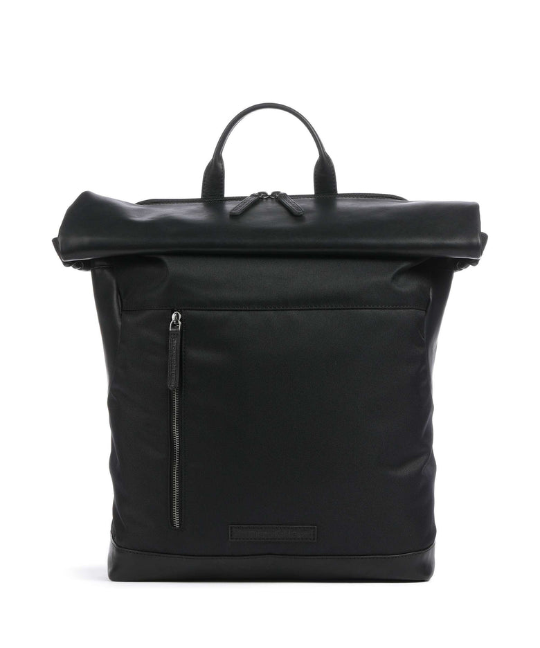The Chesterfield Brand Fusion Bornholm Rolltop backpack black