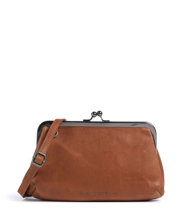 The Chesterfield Brand Cow Wax Pull Up Andrade Skuldertaske cognac