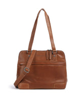 The Chesterfield Brand Cow Wax Pull Up Belgrado Skuldertaske cognac
