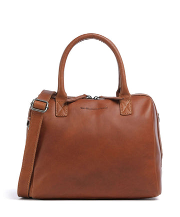 The Chesterfield Brand Cow Wax Pull Up Langton Håndtaske cognac