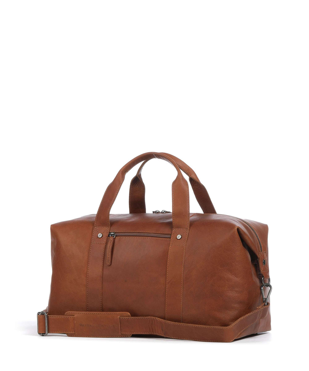 The Chesterfield Brand Cow Wax Pull Up Conor Weekend bag cognac