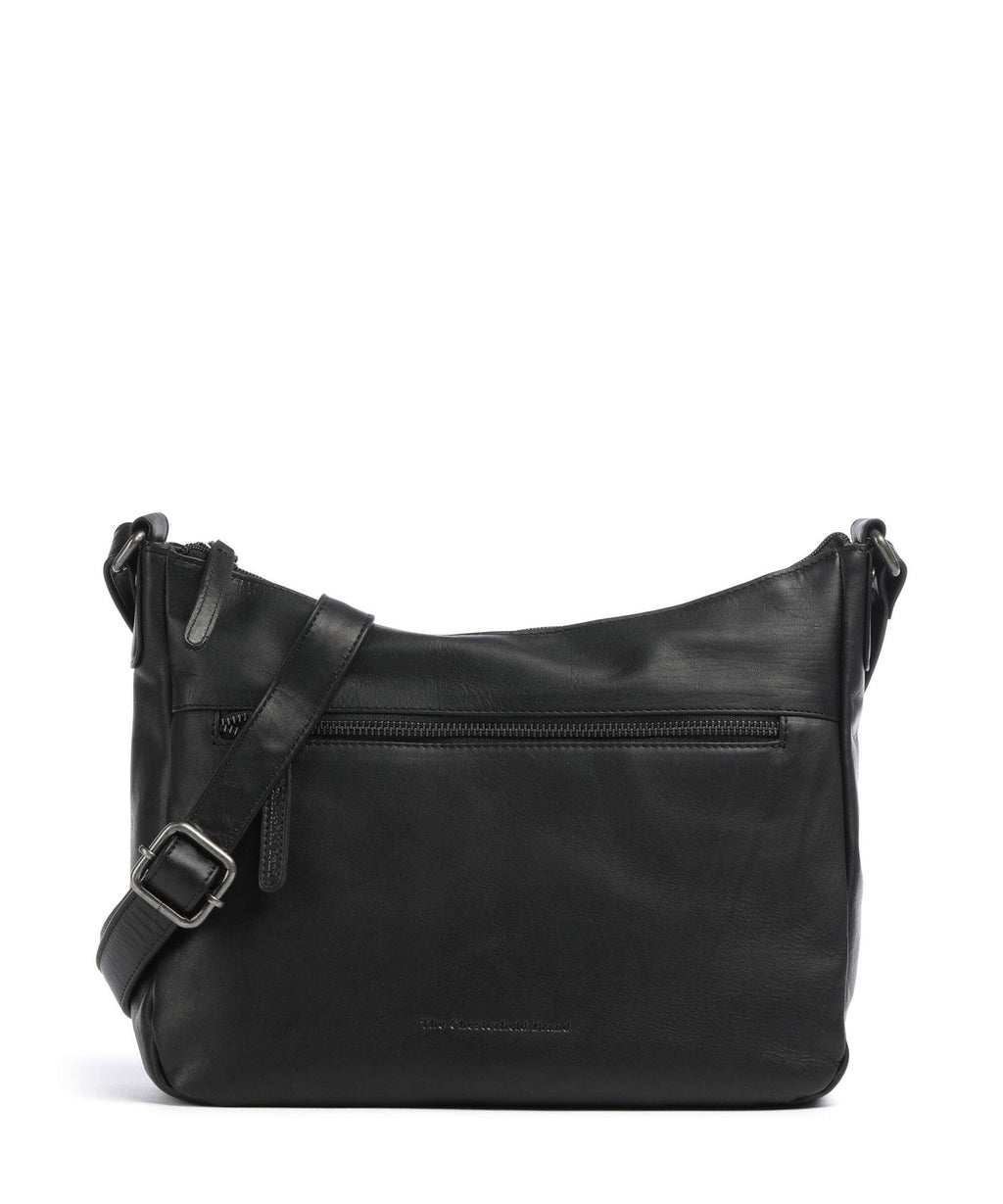 The Chesterfield Brand Wax Pull Up Cow Loraine Crossbody bag black
