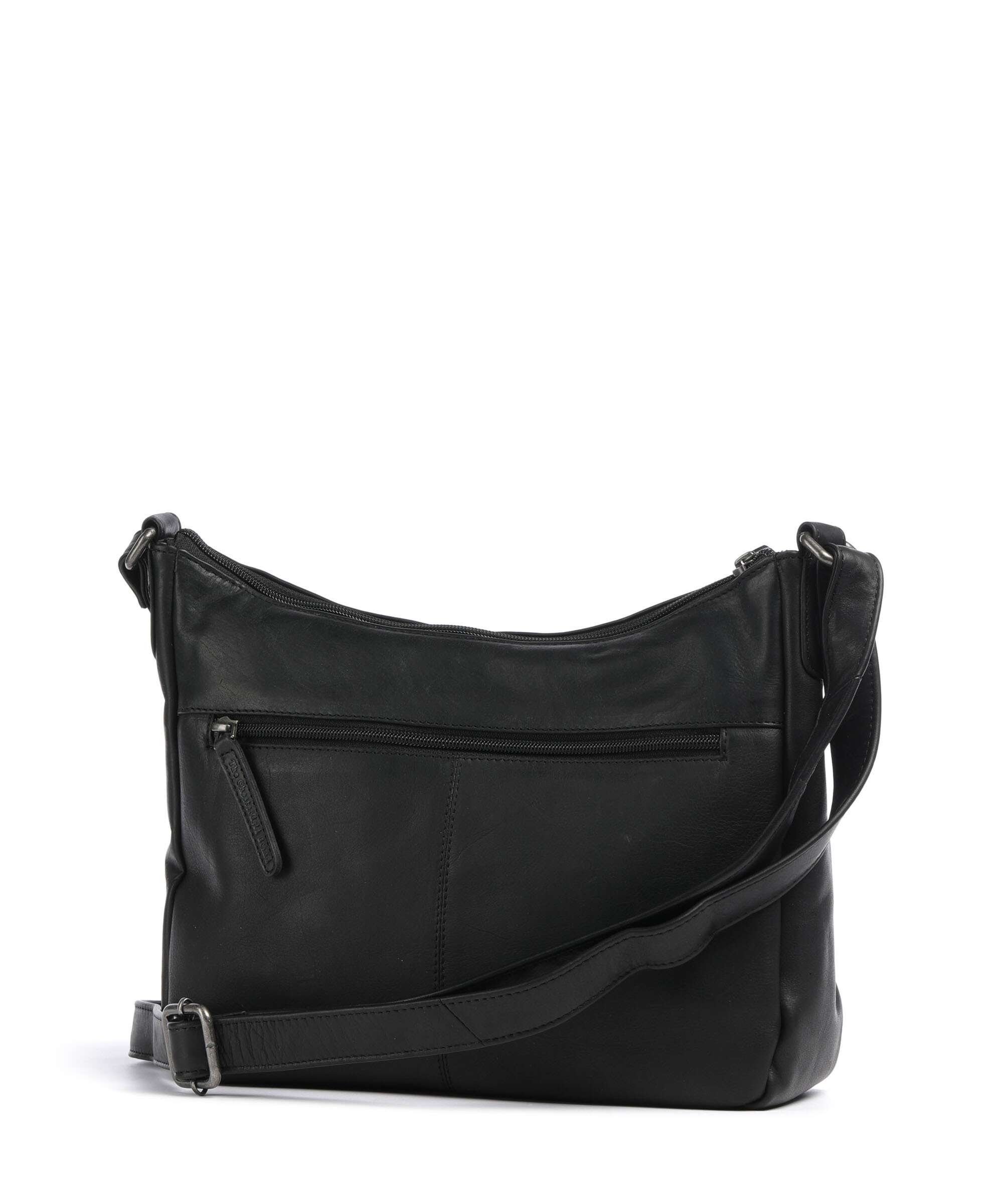 The Chesterfield Brand Wax Pull Up Cow Loraine Crossbody bag black