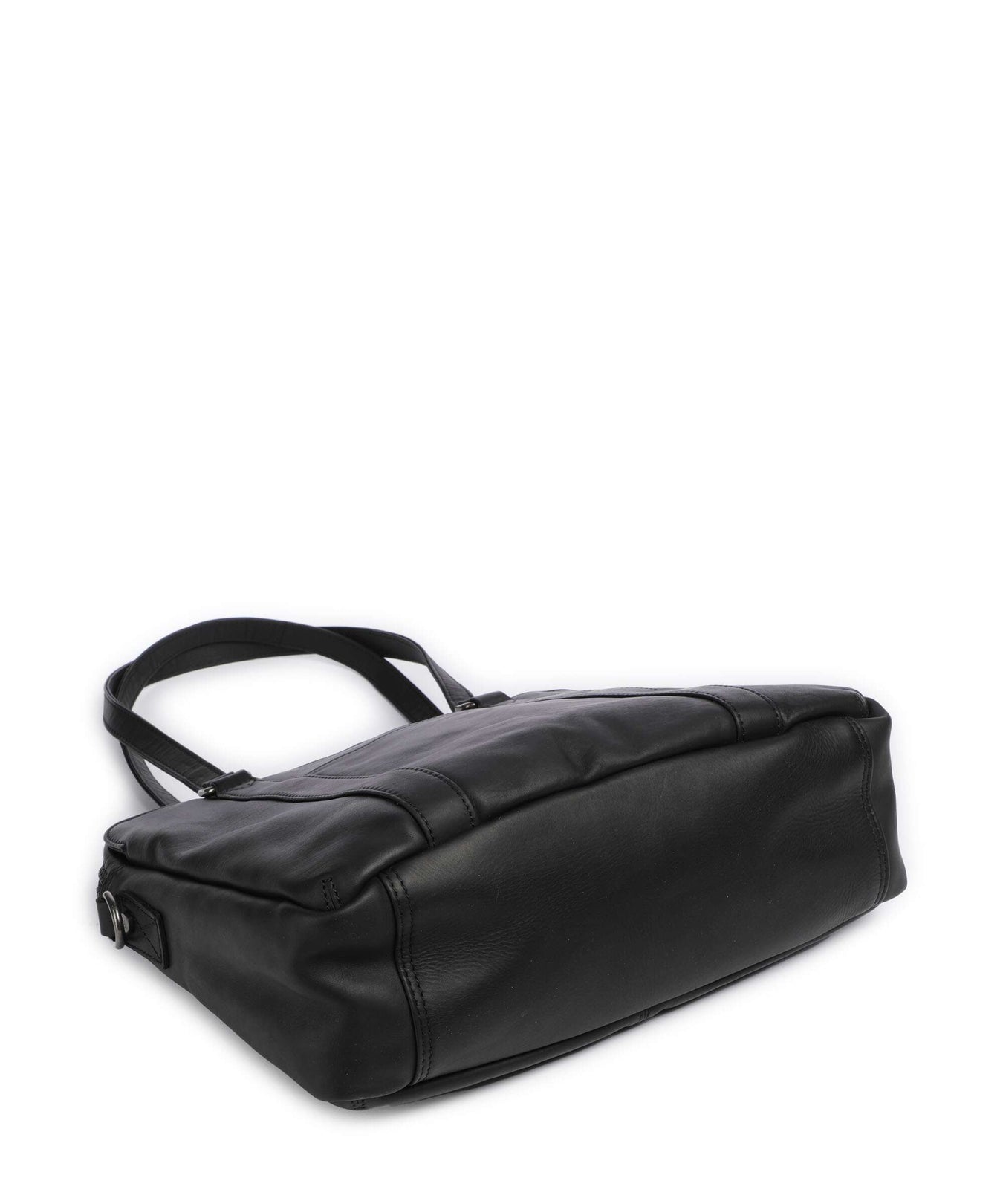 The Chesterfield Brand Cow Wax Pull Up Pretoria Shoulder bag black