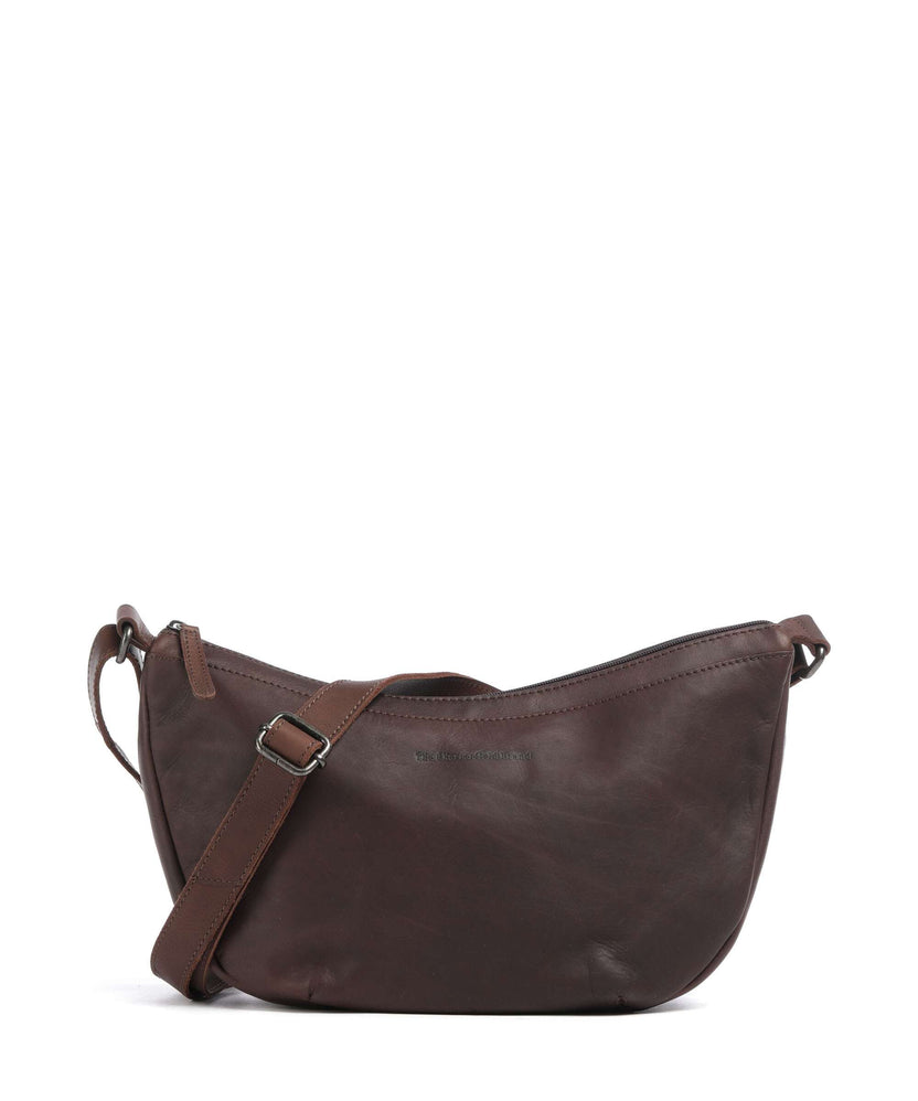 The Chesterfield Brand Cow Wax Pull Up Piemonte Crossbody bag brown