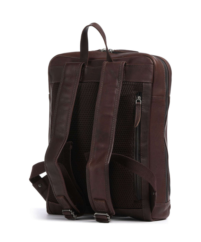 The Chesterfield Brand Cow Wax Pull Up Jasper Backpack brown